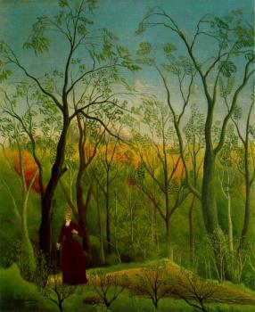 Henri Rousseau : The Walk in the Forest